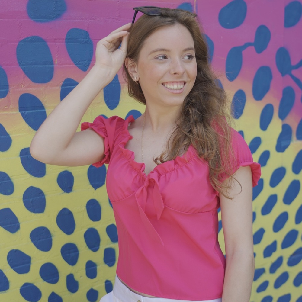 Pink blouse 💓